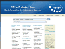 Tablet Screenshot of healthindustryguide.com